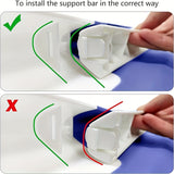Portable Folding Baby Bath with Soft Pad and Thermometer
