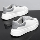 Unisex White Platform Skate Sneakers | by Anwer Fancy | Worldwide Shipping