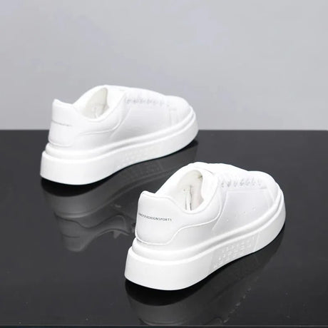 Unisex White Platform Skate Sneakers | by Anwer Fancy | Worldwide Shipping