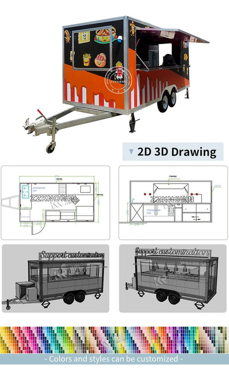 USA Standard Food Truck 2025 | by Anwer Fancy | Worldwide Shipping