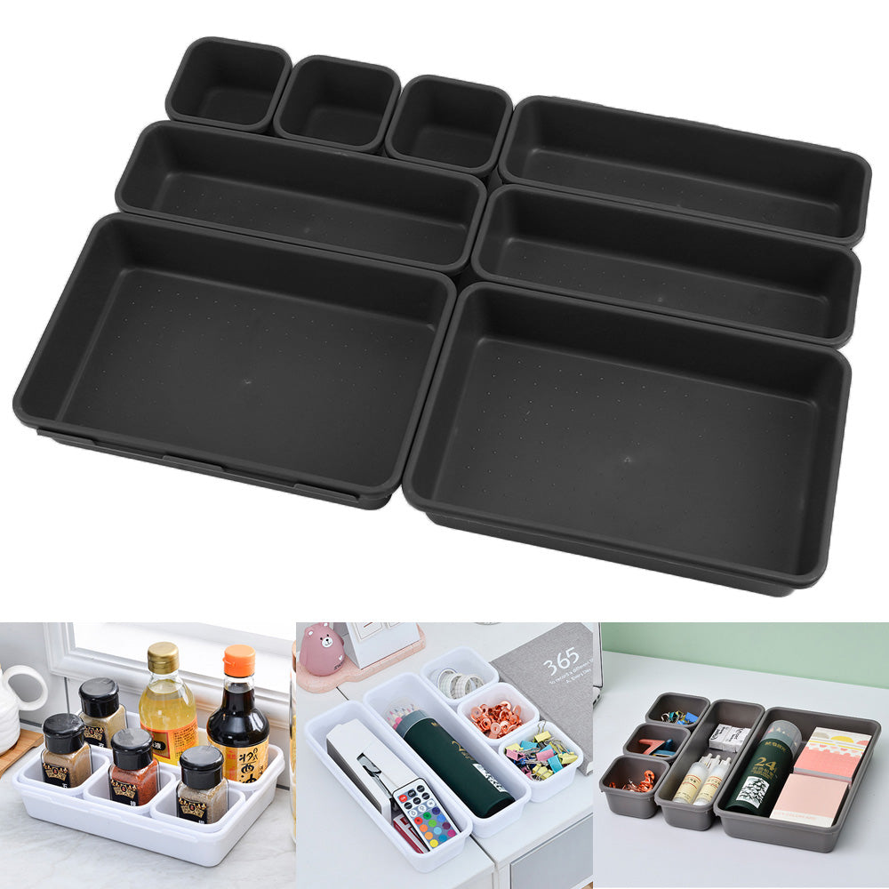 Closet Storage Drawer Box Set (8pcs)