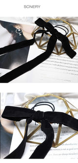 Velvet Bow Hair Scrunchie | by Anwer Fancy | Worldwide Shipping