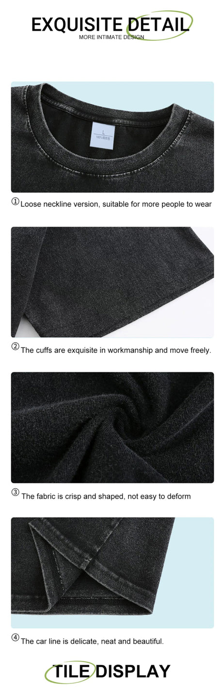 Vintage Washed Unisex Retro T-Shirt | by Anwer Fancy | Worldwide Shipping