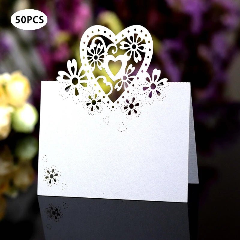 Wedding Place Cards 50pcs | by Anwer Fancy | Worldwide Shipping