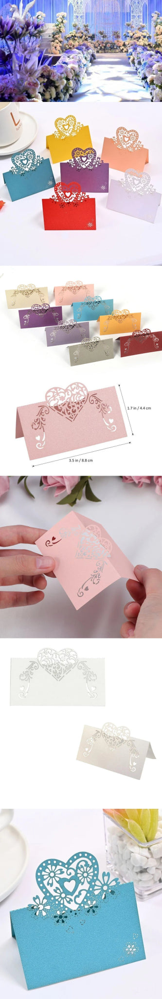 Wedding Place Cards 50pcs | by Anwer Fancy | Worldwide Shipping