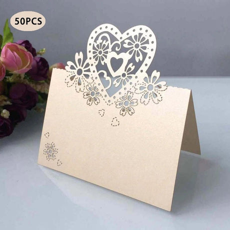 Wedding Place Cards 50pcs | by Anwer Fancy | Worldwide Shipping