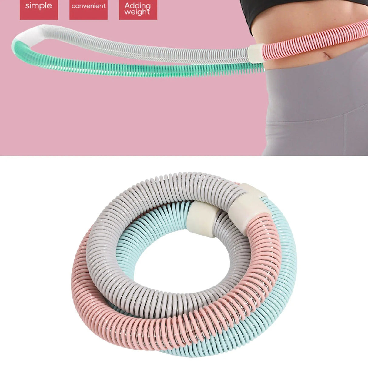 Weighted Fitness Hoop for Adults | by Anwer Fancy | Worldwide Shipping