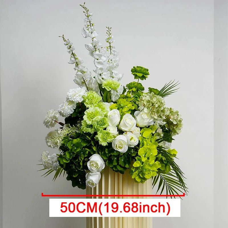 White Green Floral Arrangement Decor | by Anwer Fancy | Worldwide Shipping