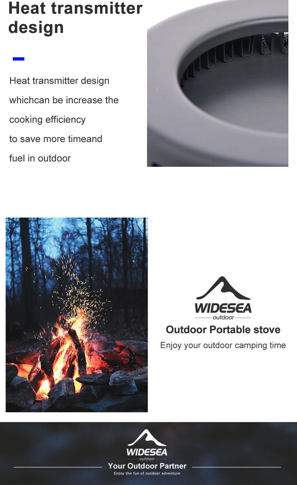 Widesea Camping Cookware Set | by Anwer Fancy | Worldwide Shipping