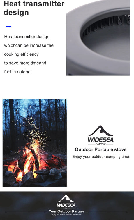 Widesea Camping Cookware Set | by Anwer Fancy | Worldwide Shipping