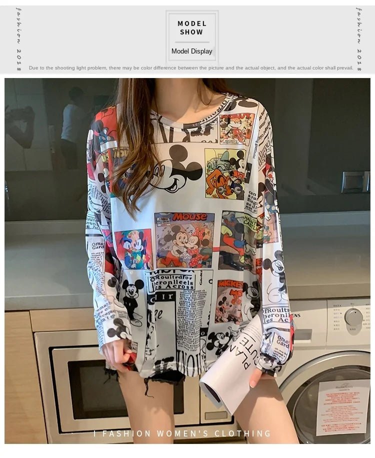 Women’s Casual Cartoon T-Shirt | by Anwer Fancy | Worldwide Shipping