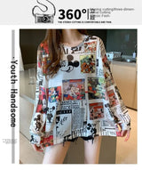 Women’s Casual Cartoon T-Shirt | by Anwer Fancy | Worldwide Shipping