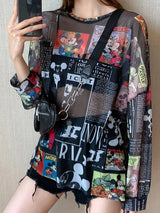 Women’s Casual Cartoon T-Shirt | by Anwer Fancy | Worldwide Shipping