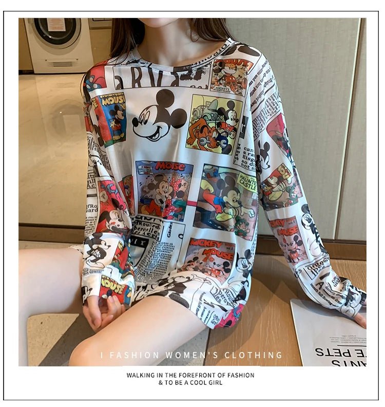 Women’s Casual Cartoon T-Shirt | by Anwer Fancy | Worldwide Shipping