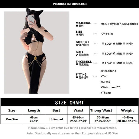 Women’s Cat Cosplay Costume Set | by Anwer Fancy | Worldwide Shipping