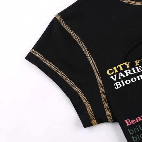 Women’s Graphic Hollow Out Crop Top | by Anwer Fancy | Worldwide Shipping