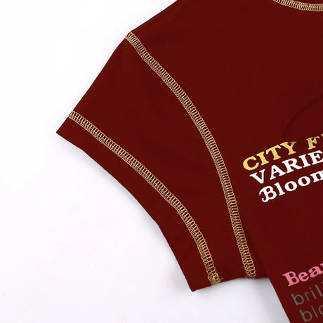 Women’s Graphic Hollow Out Crop Top | by Anwer Fancy | Worldwide Shipping