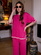 Women’s Knit Pajama Set | Men's Loungewear by Anwer Fancy | Worldwide Shipping