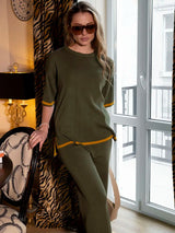 Women’s Knit Pajama Set | Men's Loungewear by Anwer Fancy | Worldwide Shipping