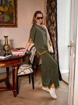 Women’s Knit Pajama Set | Men's Loungewear by Anwer Fancy | Worldwide Shipping