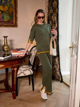Women’s Knit Pajama Set | Men's Loungewear by Anwer Fancy | Worldwide Shipping