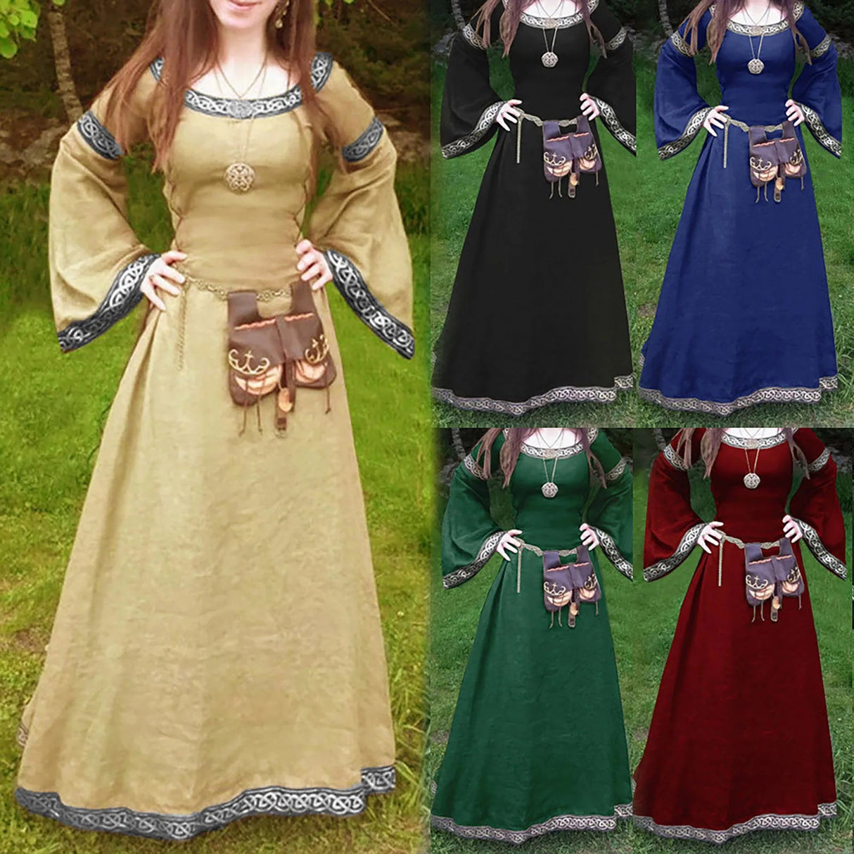 Women’s Medieval Gothic Renaissance Dress | by Anwer Fancy | Worldwide Shipping
