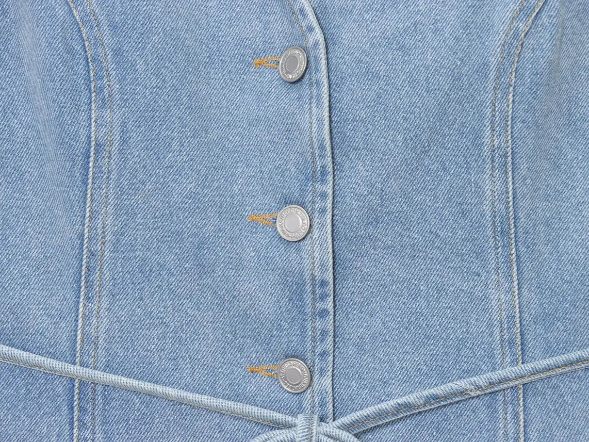 Women’s Retro Denim Suit Set | by Anwer Fancy | Worldwide Shipping