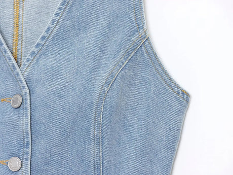 Women’s Retro Denim Suit Set | by Anwer Fancy | Worldwide Shipping