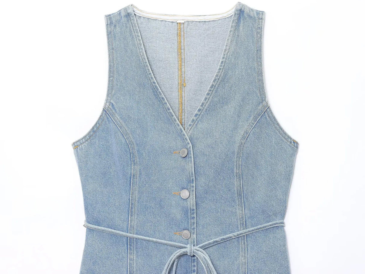 Women’s Retro Denim Suit Set | by Anwer Fancy | Worldwide Shipping