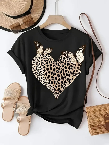 Women’s Round Neck Casual T-Shirt | by Anwer Fancy | Worldwide Shipping