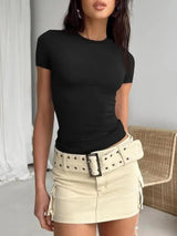 Women’s Solid Slim Fit Crop Top | by Anwer Fancy | Worldwide Shipping