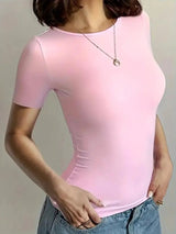 Women’s Solid Slim Fit Crop Top | by Anwer Fancy | Worldwide Shipping