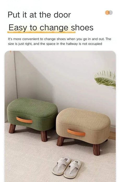 Wooden Fabric Footstool | by Anwer Fancy | Worldwide Shipping