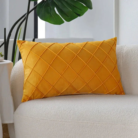 Yellow Decorative Pillow Cover | by Anwer Fancy | Worldwide Shipping
